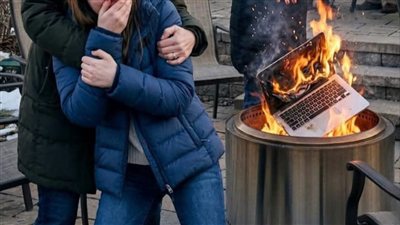 اختى حرفت لابتوب بنتى 