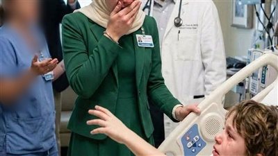 فى المستشفى 
