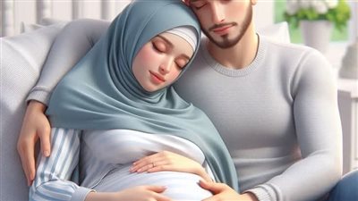 كنت فى الشهر التاسع من الحمل 